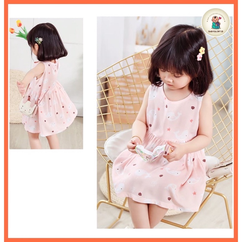 Babyglory.id✨ Dress Korea Anak Import / Dress Anak Perempuan Cewek / Dress Anak Pesta