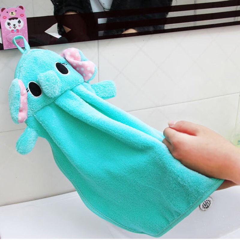 ☀INDOLAND☀ R013 Lap Tangan Handuk Gantung Karakter Cartoon Hand Towel Lucu Kain Grosir Murah Import