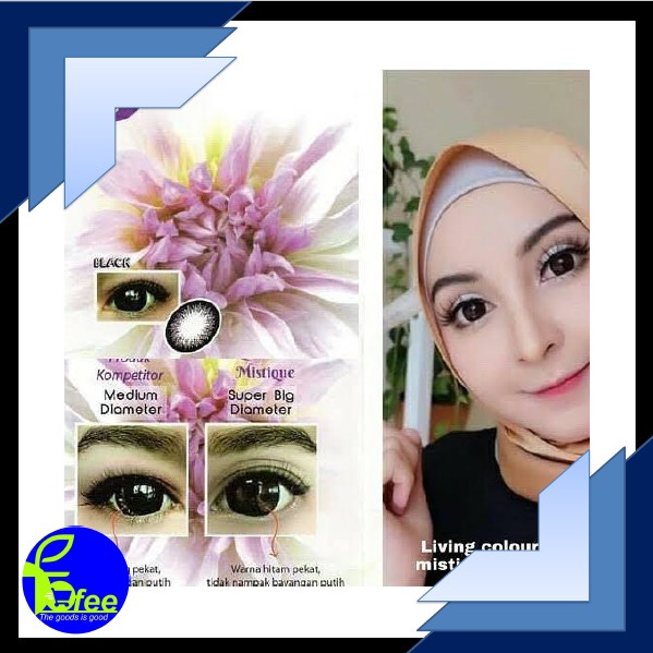 [IMPORT]SOFTLENS LC MISTIQUE NORMAL / LIVING COLOR MISTIQUE BIG EYES 16MM