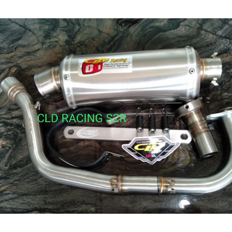 KNALPOT CLD RACING BEAT KARBU BEAT Fi VARIO110 TYPE C1 OVAL DOFF ORIGINAL