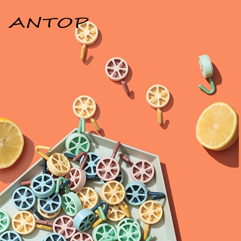 Kait Holder Aneka Barang Desain Lemon Warna Warni Untuk Dinding Dapur / Kamar Mandi  ANTOP