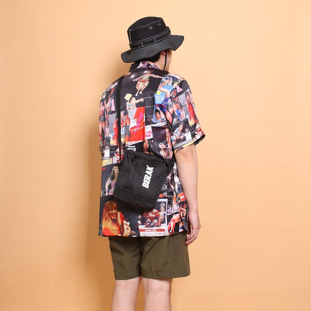 Berak 9420 Slingbag / Tas Selempang - Crumble Black