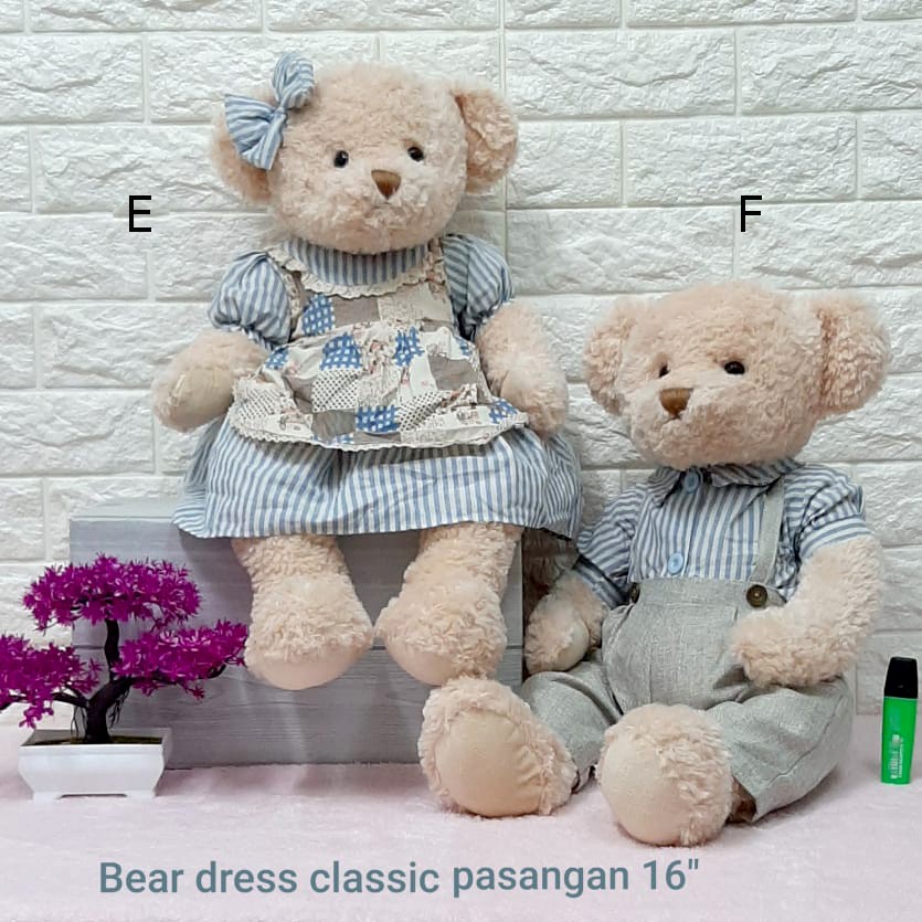 boneka teddy bear wedding couple pasangan impor 20cm teddy bear wedding china