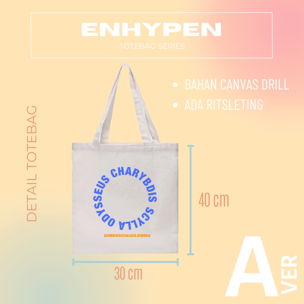 Totebag ENHYPEN canvas totebag kpop