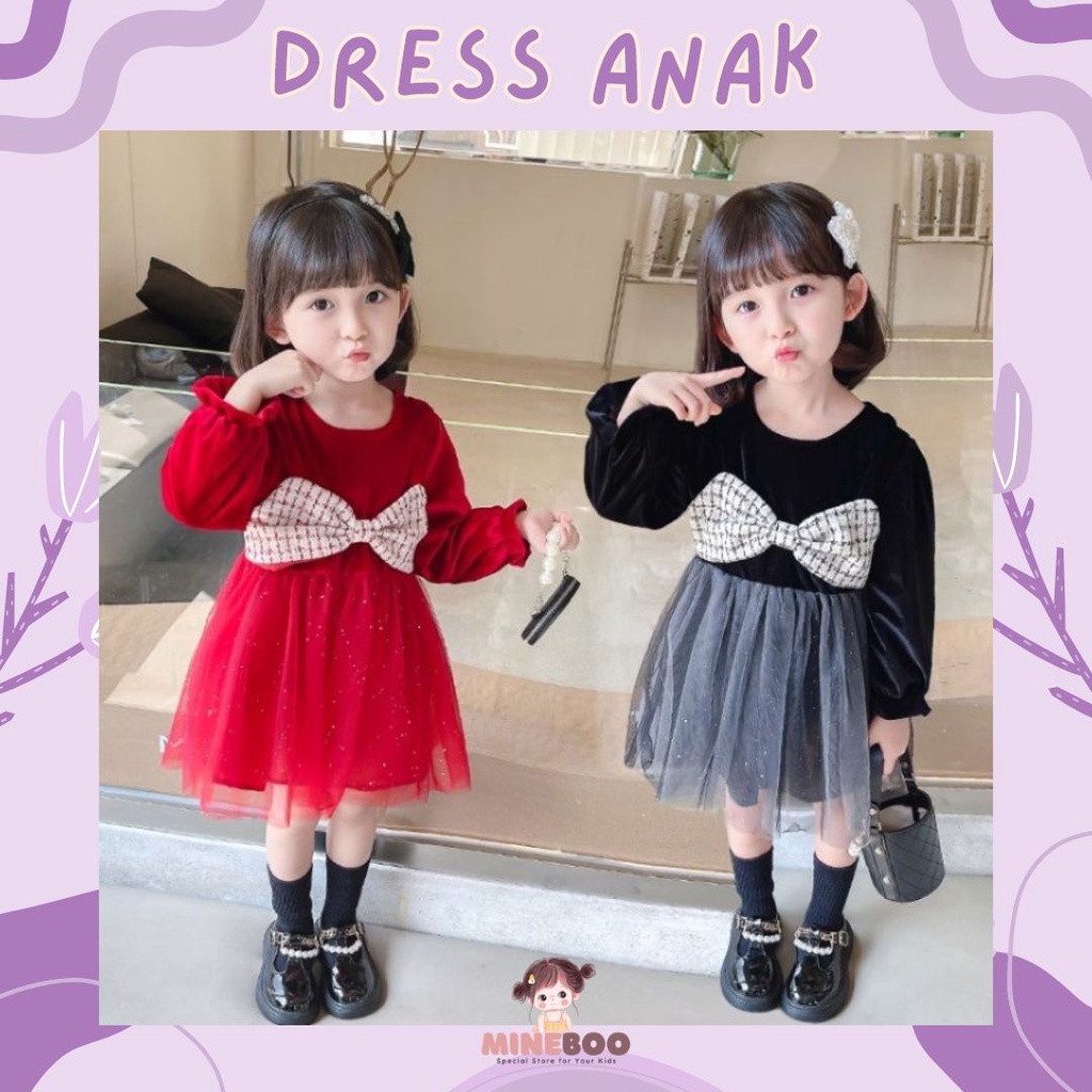 mineboo DRESS MINI CARLA EBV Bayi Perempuan Import