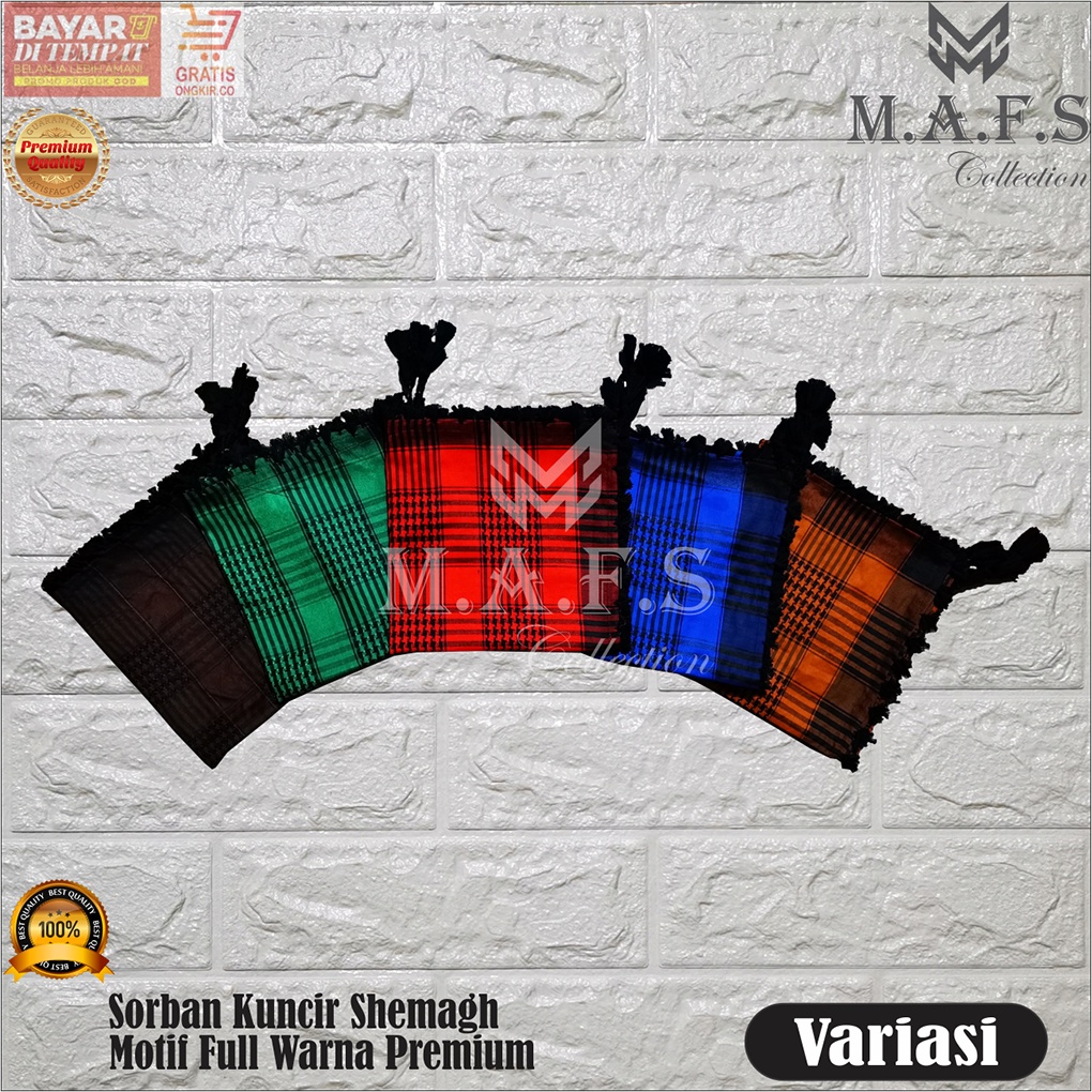 SORBAN KUNCIR SORBAN HAJI SORBAN FULL WARNA MURAH BERKUALITAS
