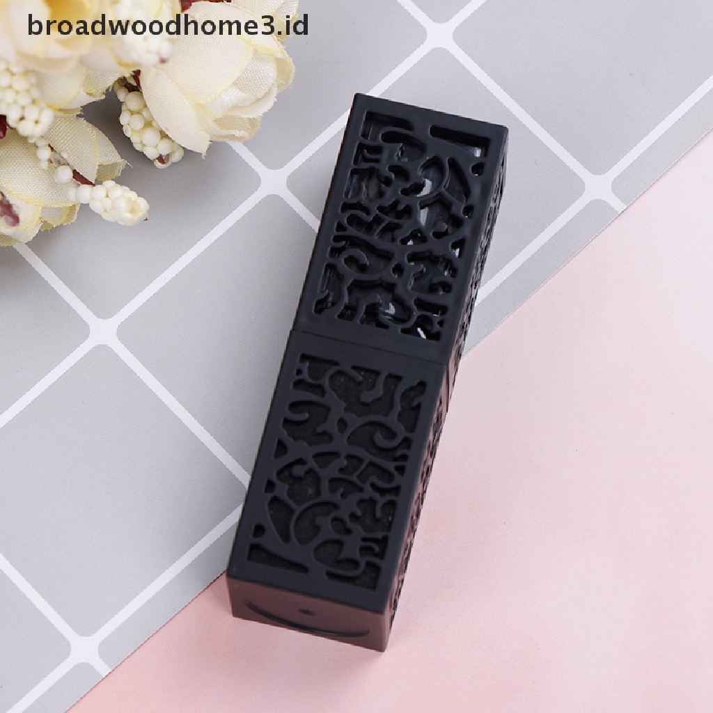 Tabung Kosong Warna Hitam Model hollow Untuk Lipstik