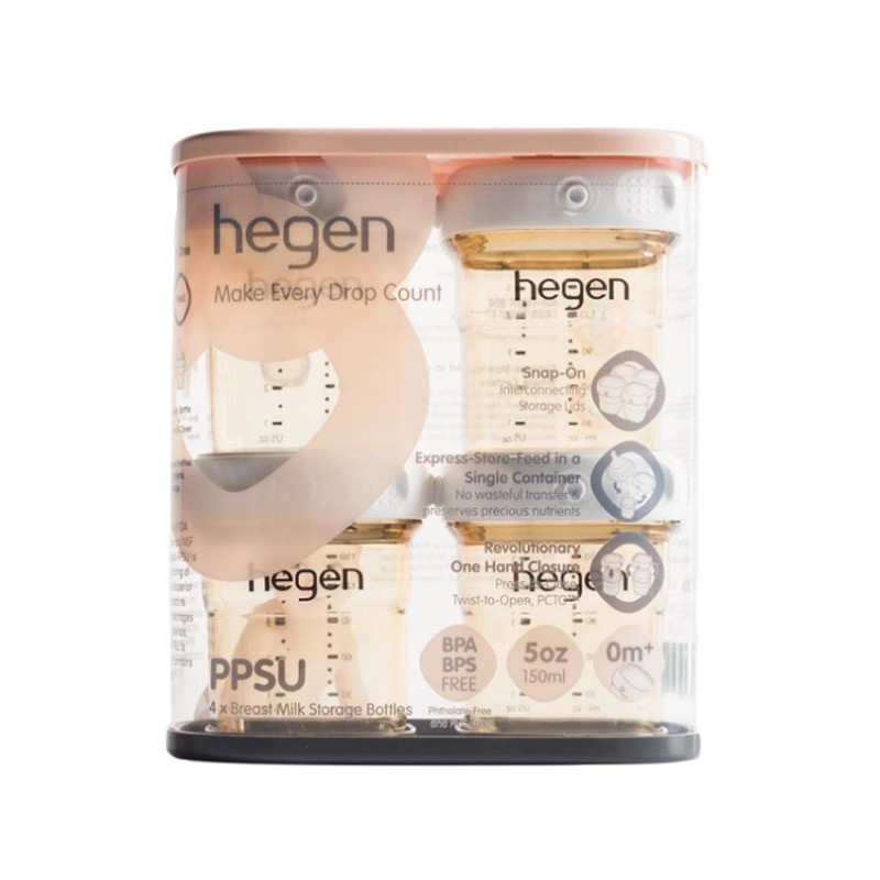 Hegen PCTO Breast Milk Storage PPSU 150ml - 4 Pack