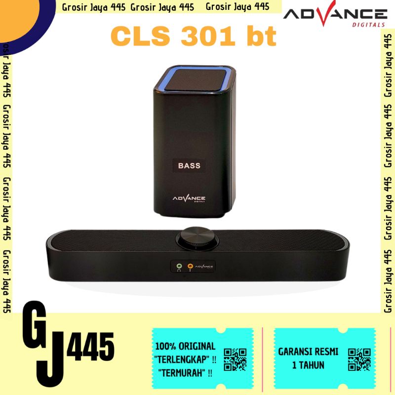 Soundbar / Speaker Bluetooth Advance CLS 301 BT dengan Sub Woofer