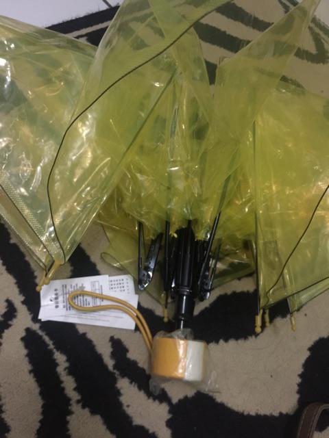 Payung Transparan / Payung Lipat 3 / Polos  / Jktumbrella - 3300