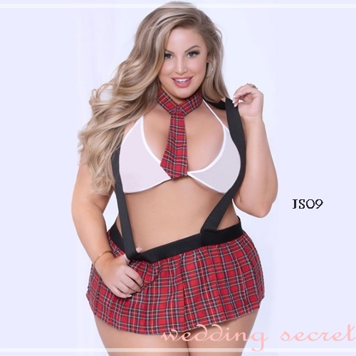 SEXY LINGERIE COSPLAY STUDENT JUMBO SIZE -JS09
