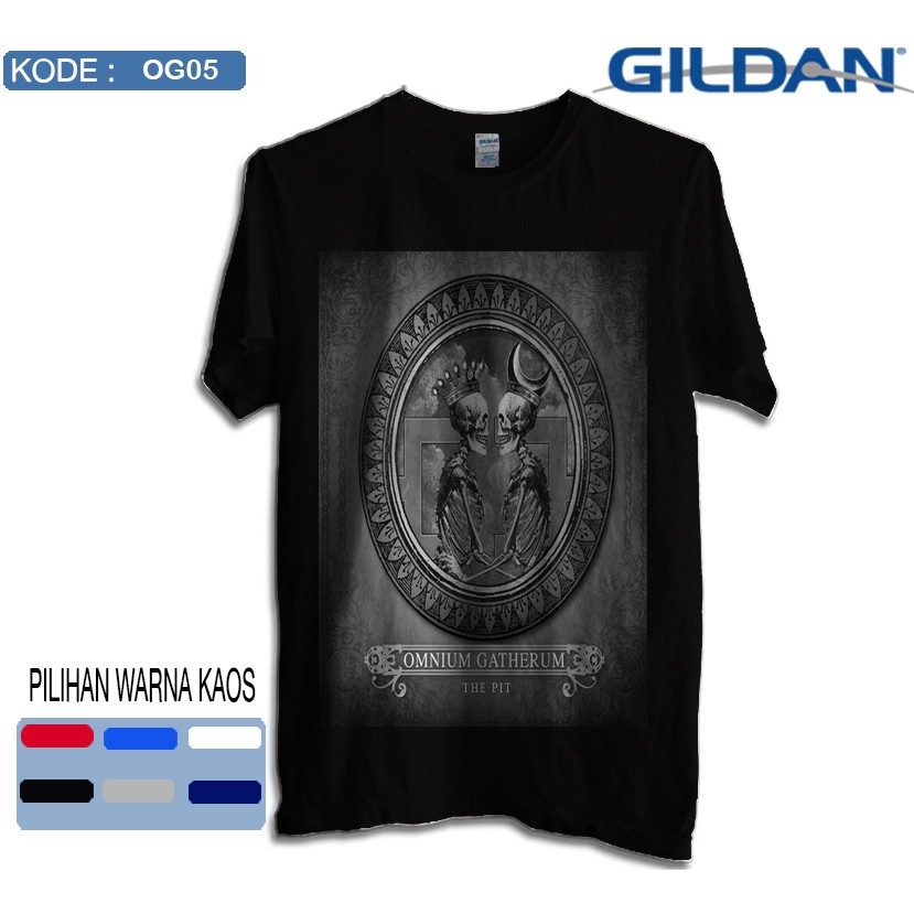 Kas omnium gatherum band kaos original gildan softstyle og05