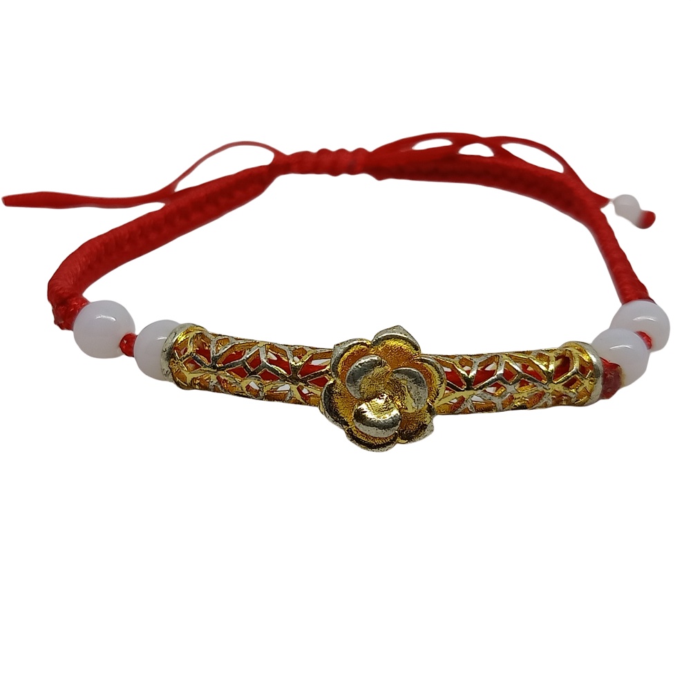 Gelang Tali Merah Keberuntungan Bandul Lapisan Emas 18K - VeE Gelang Wanita Pria