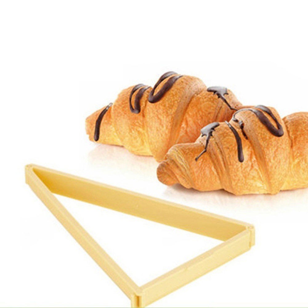 REBUY Bake Biscuits Cutter Cookie Cake Cutter Croissant Mold Decorations Fondant Tool Gadgets Kitchen Tool Bread Croissant Maker/Multicolor