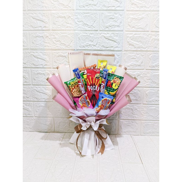

READY!!! Buket Murah Snack Kertas Chellopane, Buket Wisuda