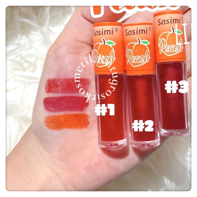 [PER PACK] LIP TINT SASIMI LIP COLORS KARAKTER ISI 10 PCS