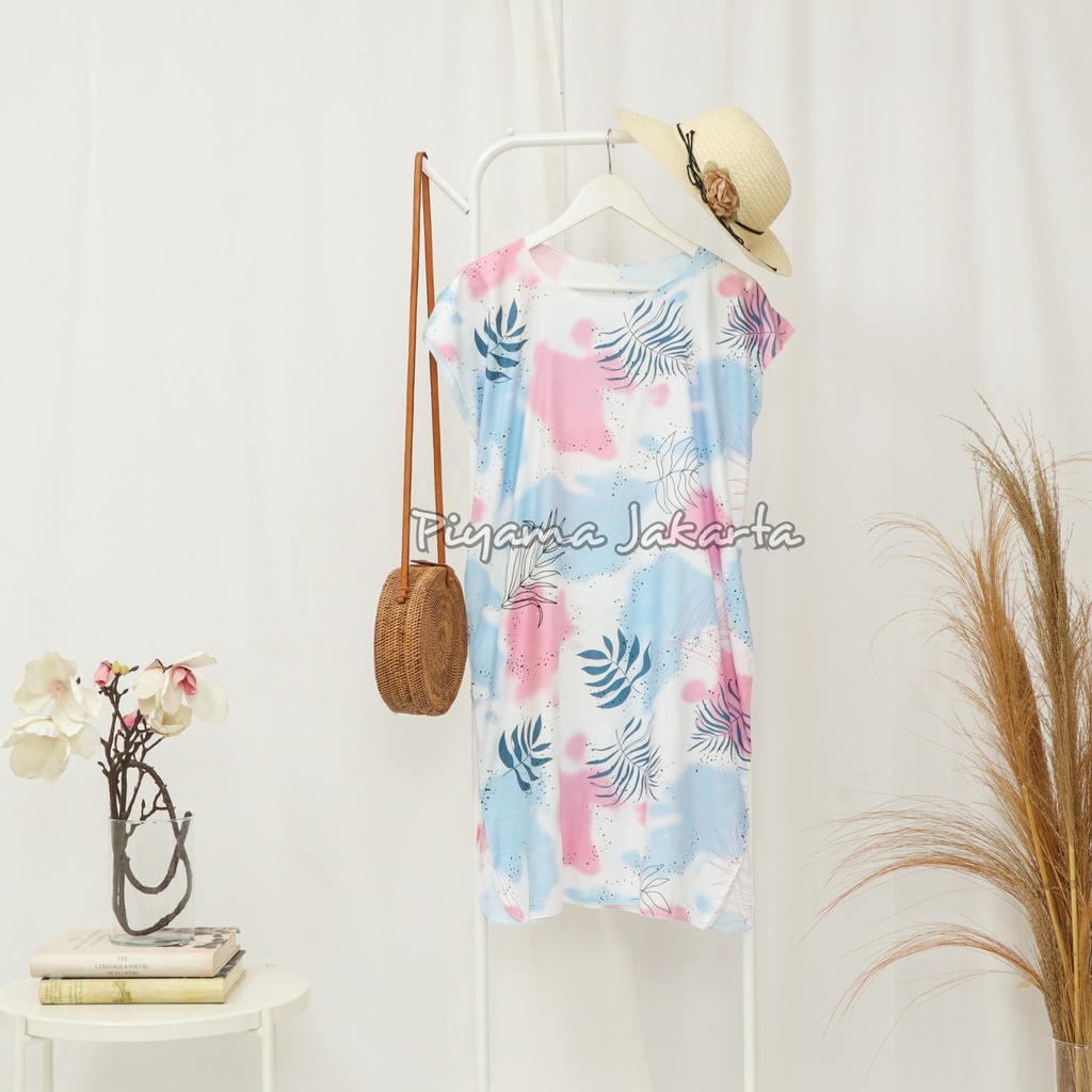 Daster ABG Baju Tidur Santai Baju Rumahan Wanita Daster Bali Dress Midi Motif Kekinian