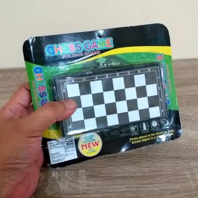 catur papan magnet mini - mainan edukatif magnetic chess bidak game