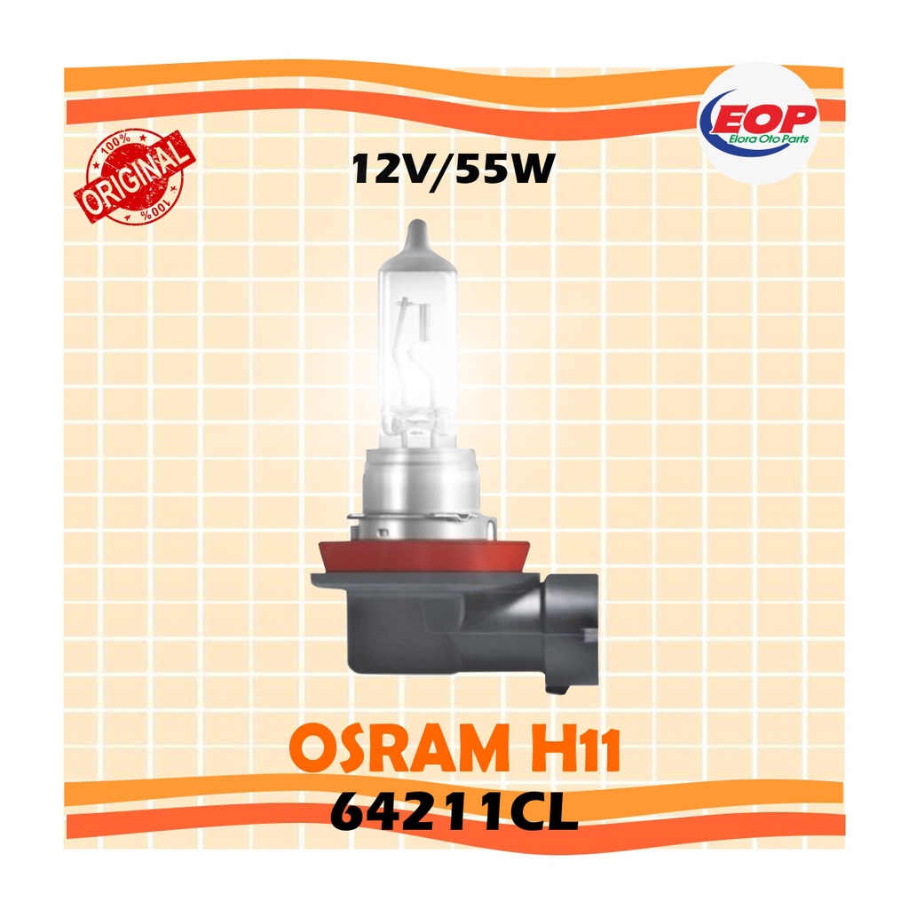 OSRAM H11 12V 55W Headlamp Std 64211CL