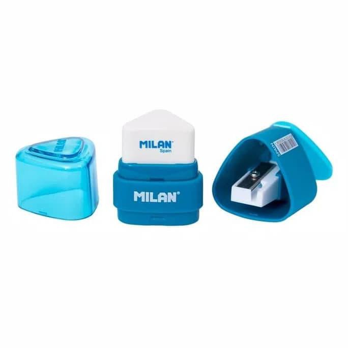 

SHARPENER & PENCIL ERASER MILAN TRI SPANYOL PROMO
