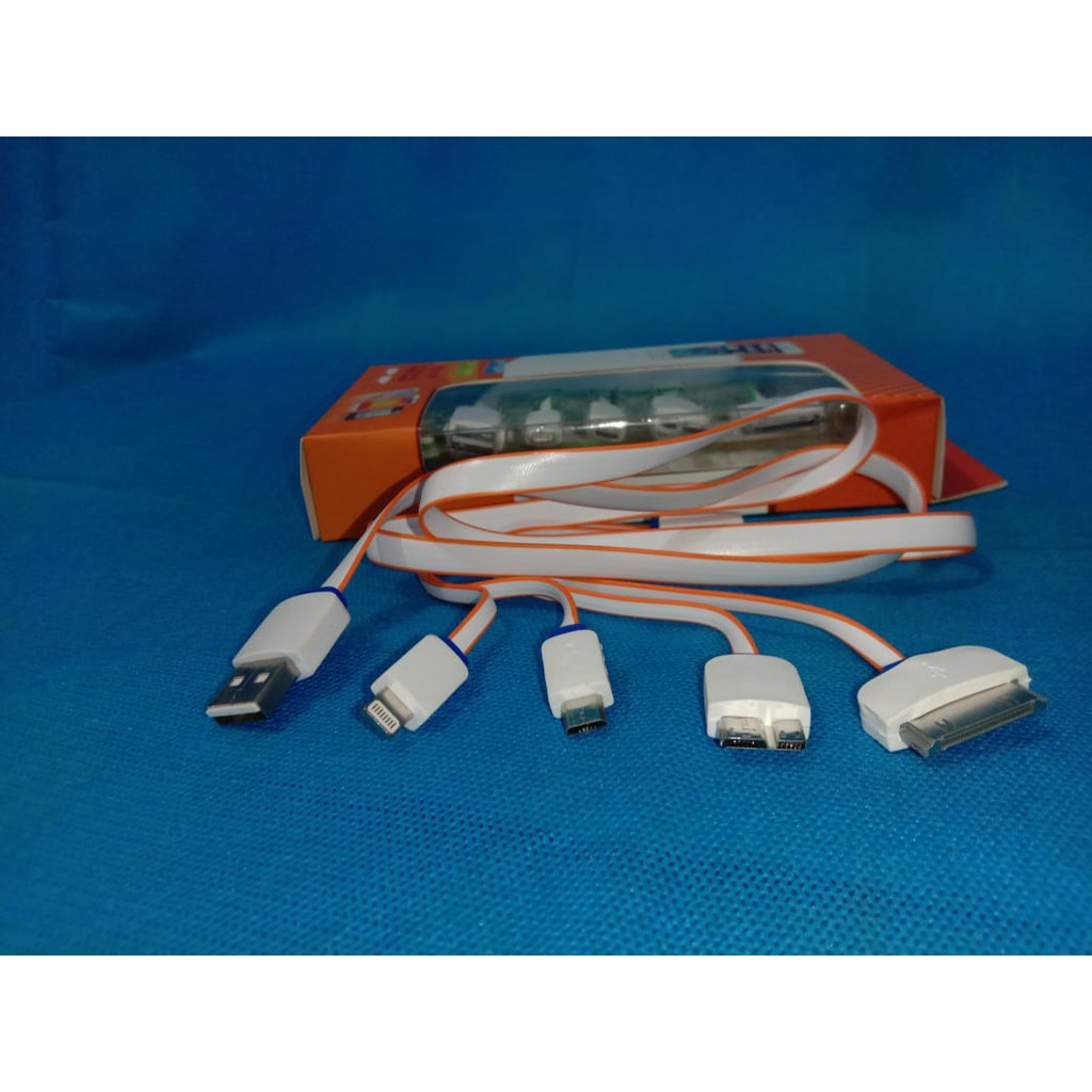 KABEL USB / KABEL CHARGE MULTIFUNGSI 4 IN 1