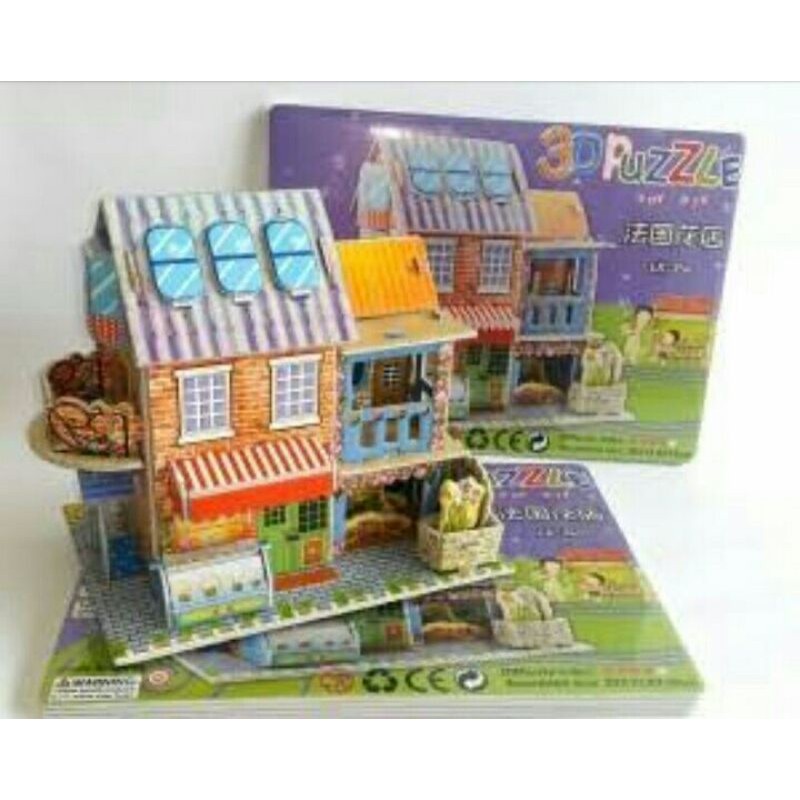 Puzzle 3D DIY Ukuran Besar
