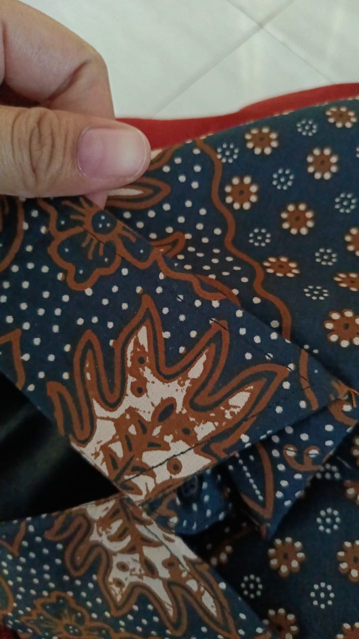 Peksi Yudha Kemeja Batik Pria Lengan Panjang Full Furing Bahan Katun Sragenan