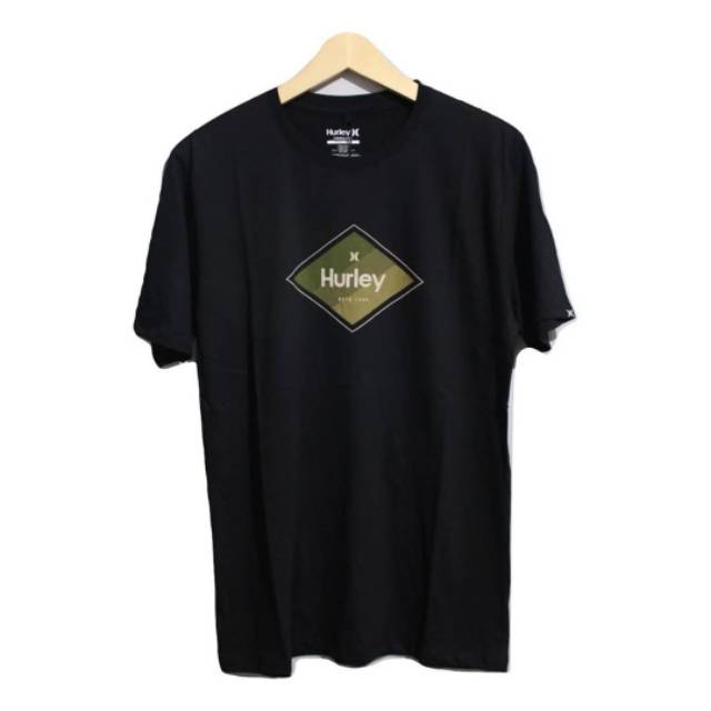 Kaos Pria Surfing Distro Hitam Hurley