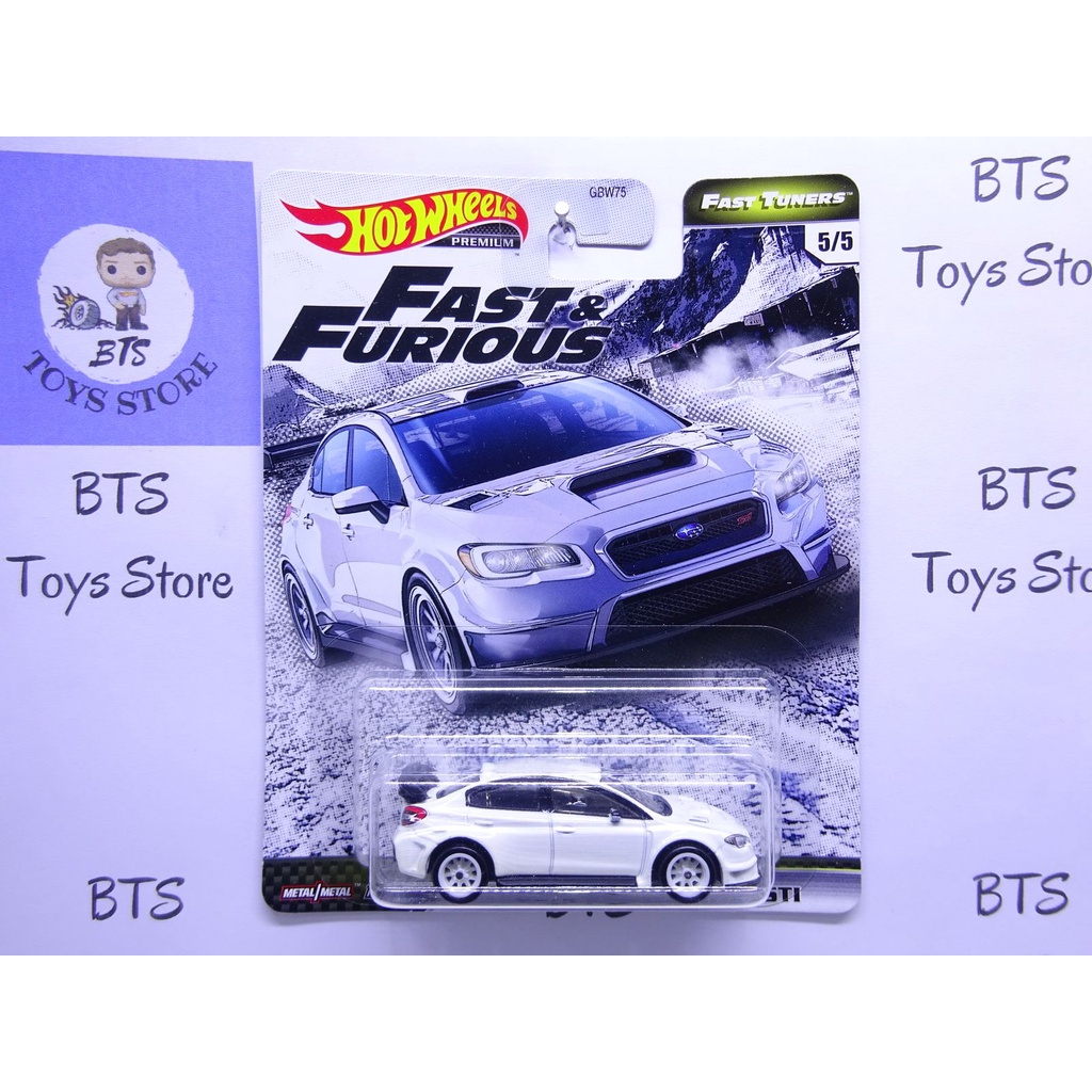 Hot Wheels FAST FURIOUS 2016 Subaru WRX STI Putih - Fast Tuners
