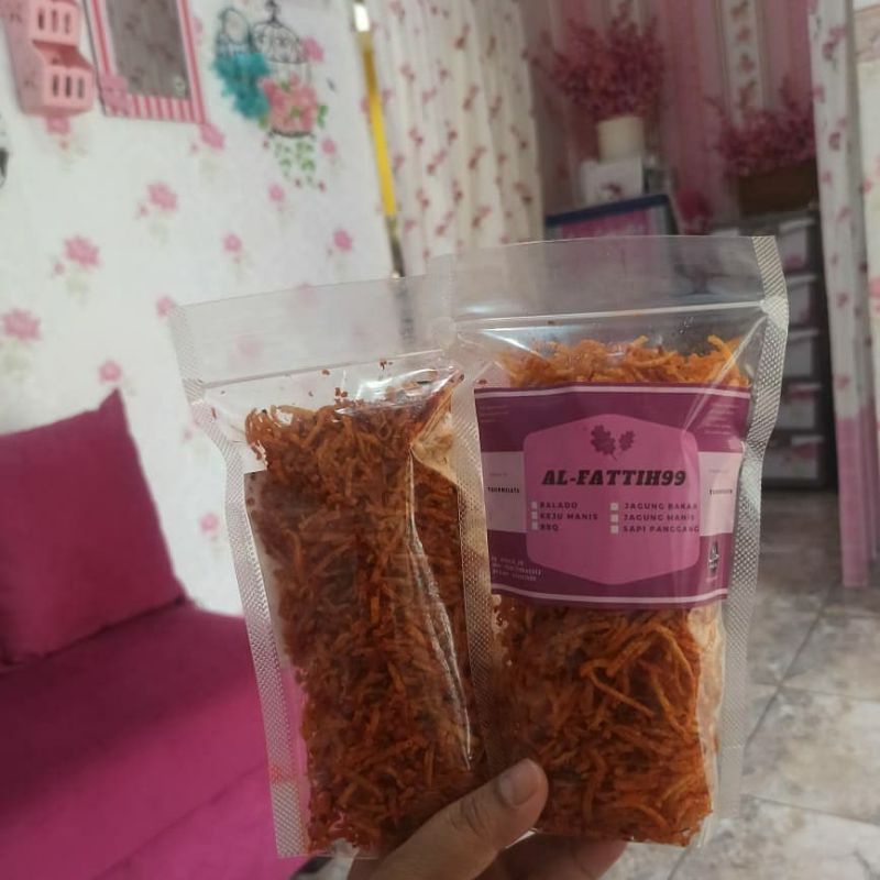 

Kentang crispy Al_Fattih balado kumplit