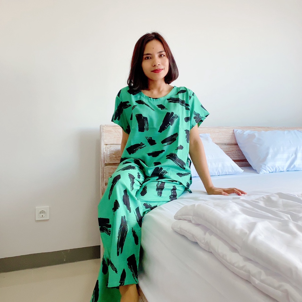 Setelan Panjang Bali-QOIN COKLAT