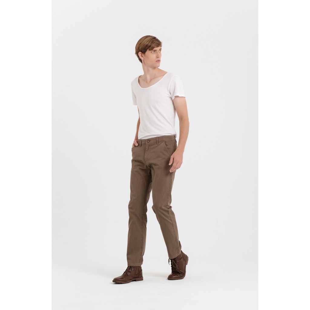 Celana Chinos Pria Goviboss 02-11 Coklat Tua
