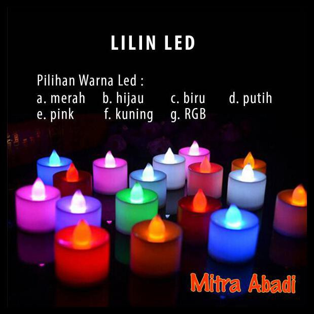 LILIN LED/LED LILIN ELEKTRIK/ELECTRIC CANDLE - MERAH