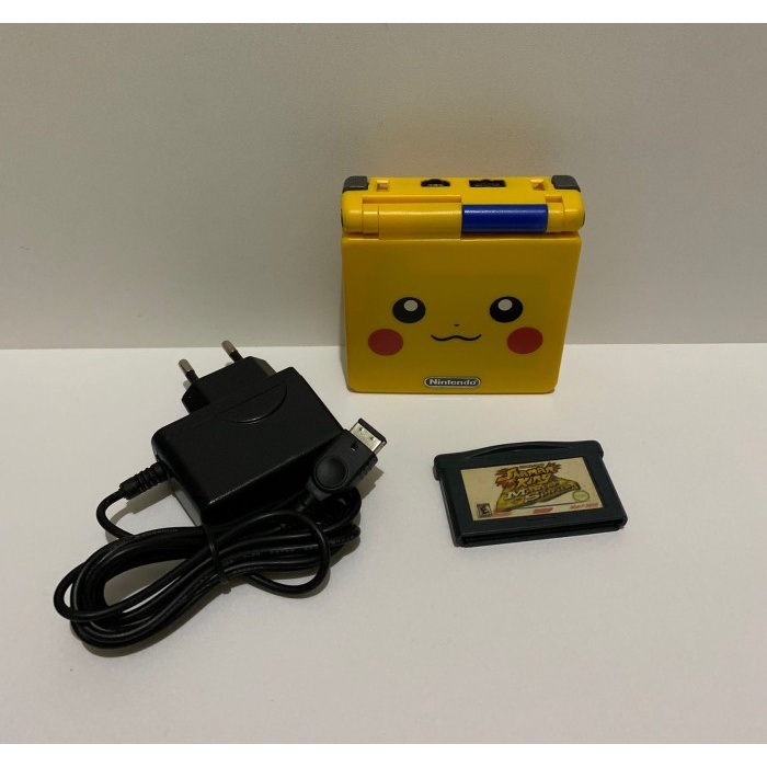 Gameboy Advance SP Ags 101 Original Custom Pikachu