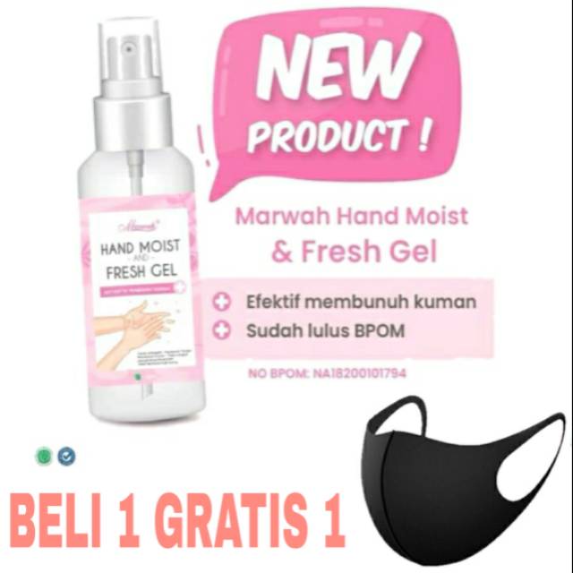 Beli Hand Sanitizer Marwah GRATIS Masker Scuba