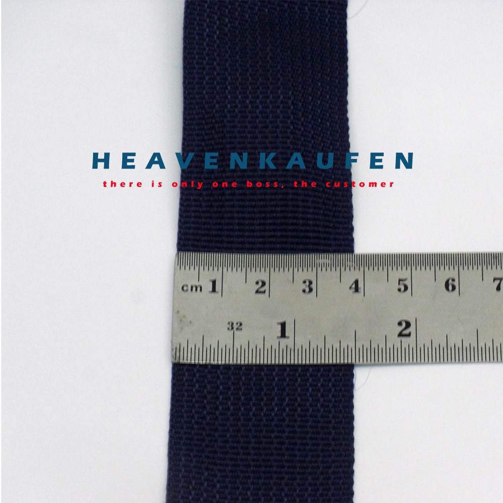 Tali Webbing 3,8 cm Biru Dongker