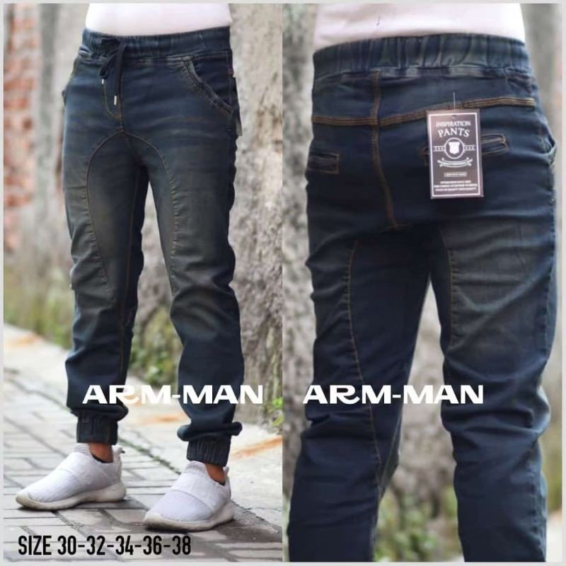CELANA JEANS PRIA CELANA JEANS JOGGER PRIA