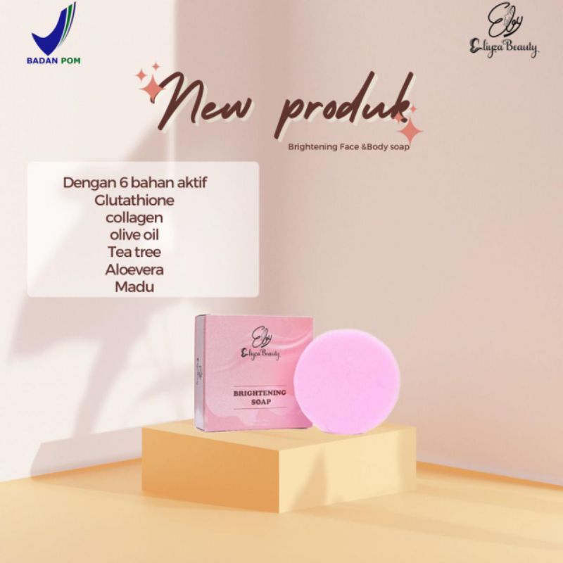Face Soap Eliza Beauty Bpom / Sabun Wajah Eliza Beauty