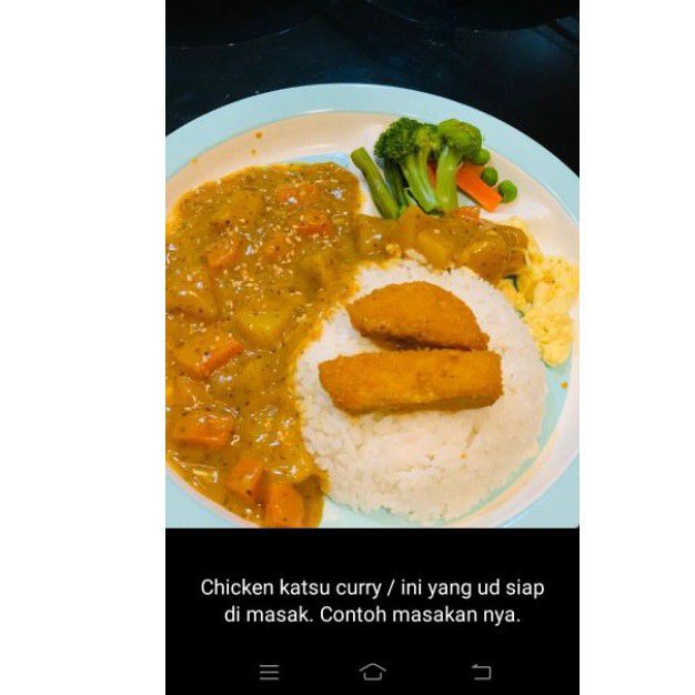 

Chicken Katsu Vege
