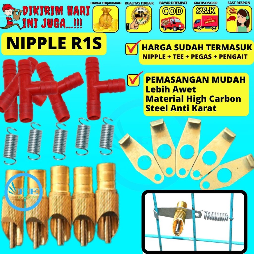 Alat Minum Nipple Drinkers Kelinci R1S