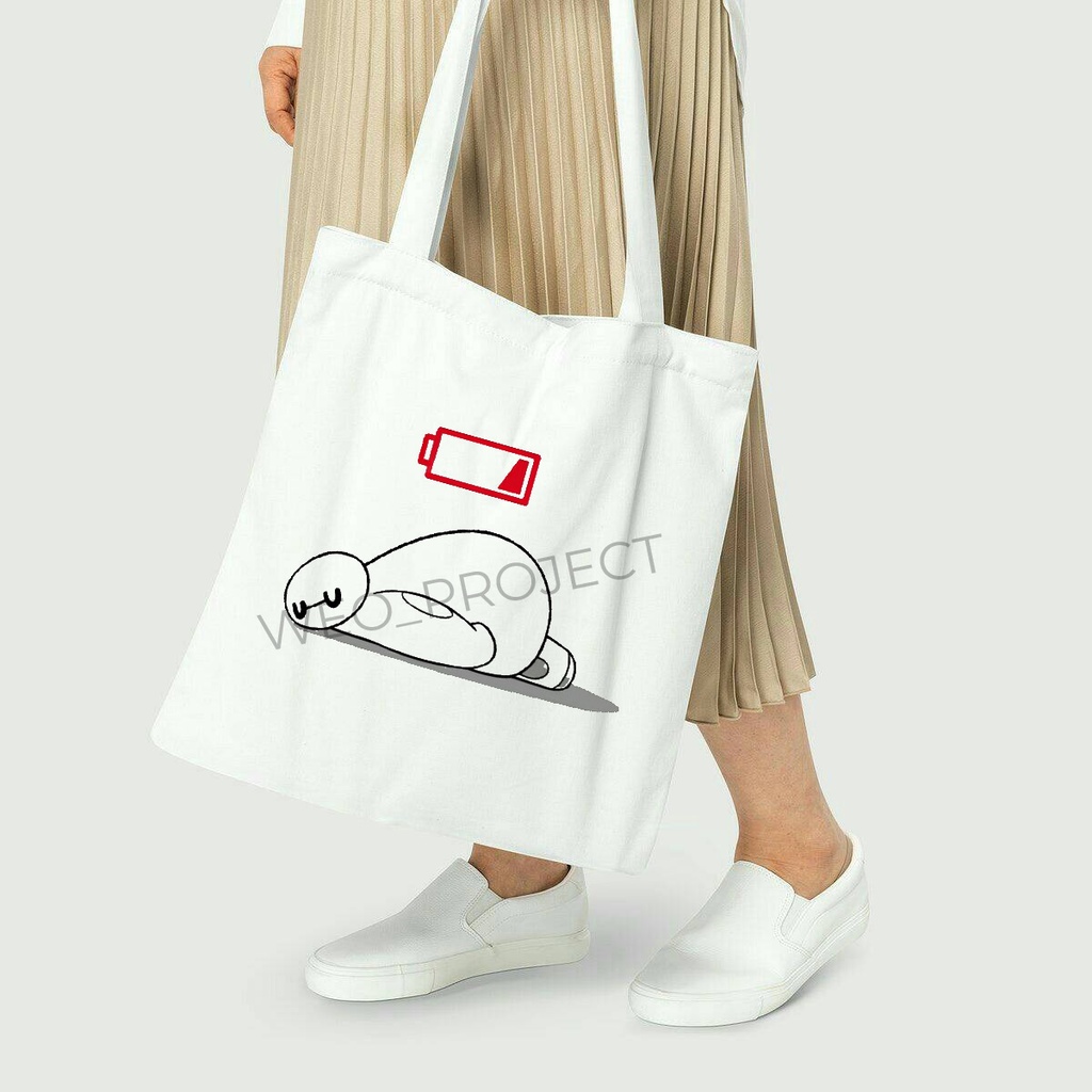 TOTE BAG KANVAS / TOTE BAG WANITA / TOTE BAG  BAYMAX