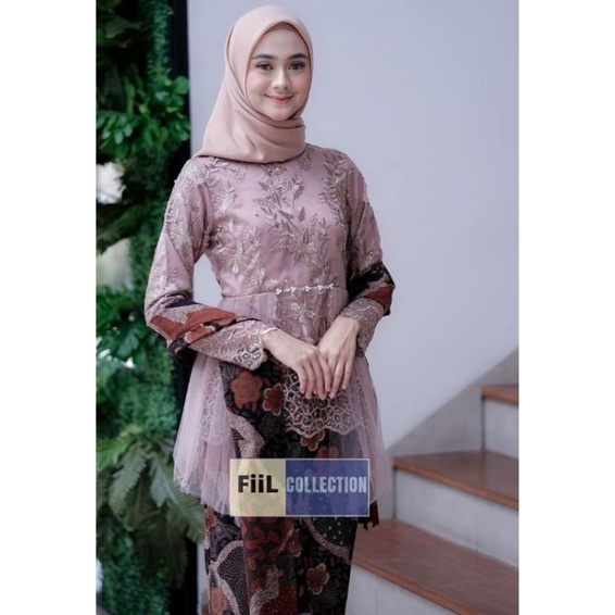 Kebaya Couple Modern, Kebaya Tunangan Lamaran, Kebaya Wisuda, Kebaya Kondangan-3