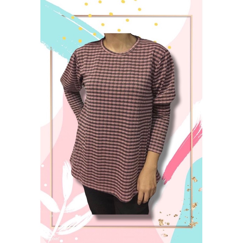 Blouse Kotak Lengan Balon