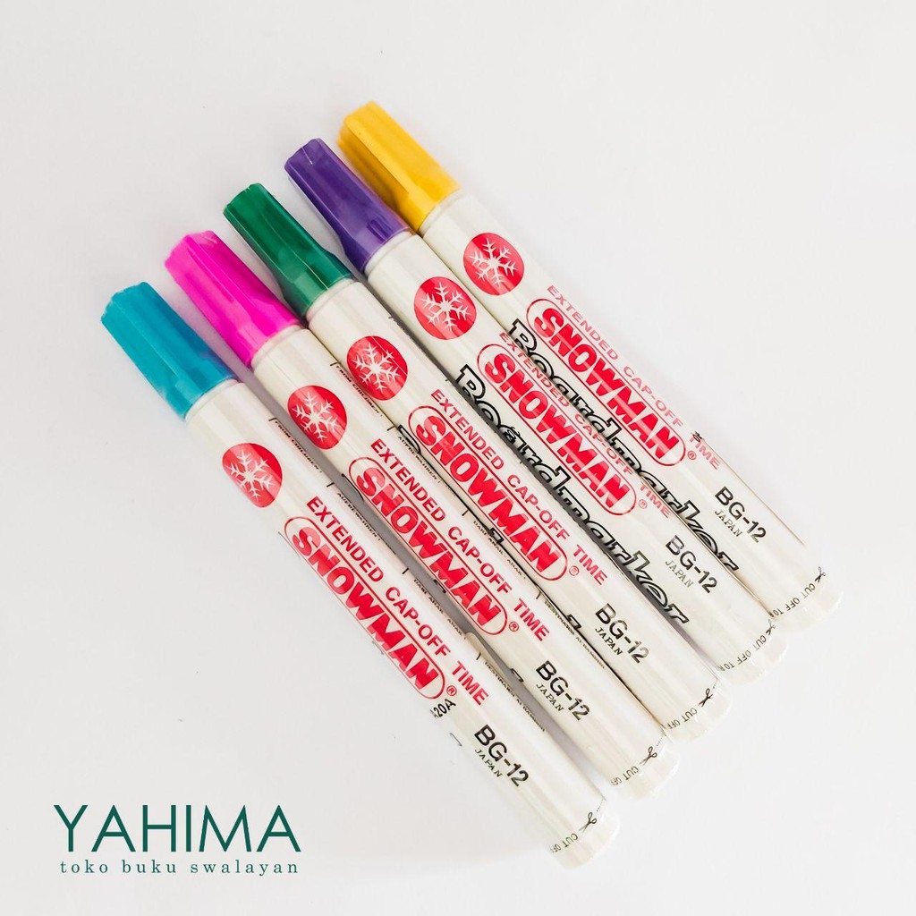 

Snowman Boardmarker Warna / Spidol Warna