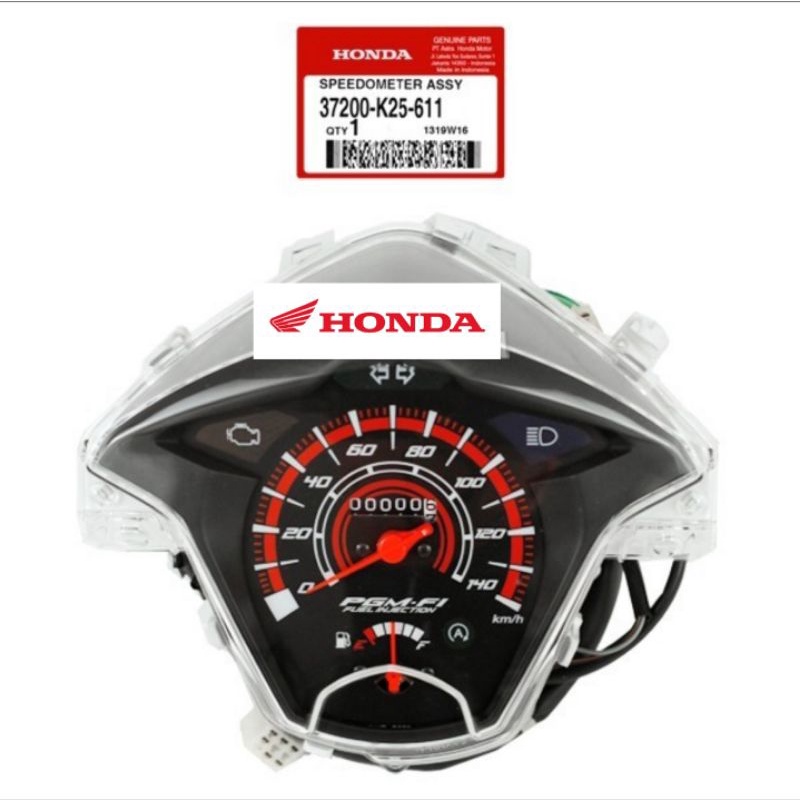 37200-K25-611 Speedometer beat f1 iss idling stop asli honda