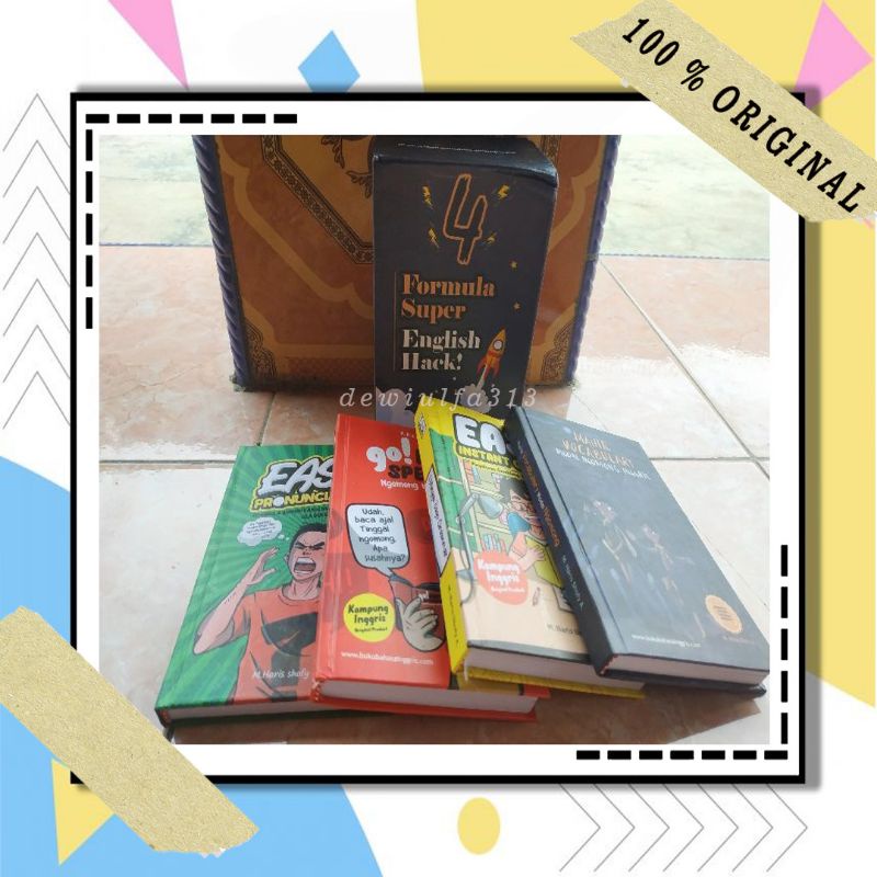 Paket Hemat Buku 4 Formula English Hack