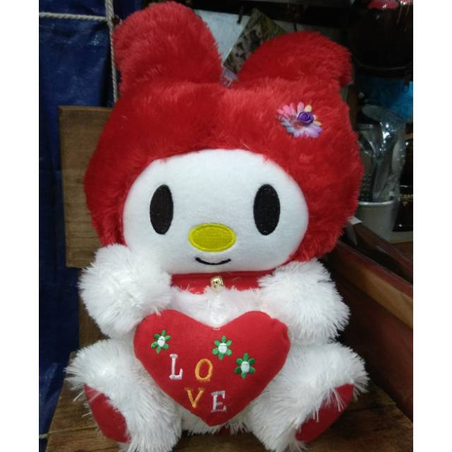 (BISA COD) BONEKA MELODY MELODI DAKRON 35x25 cm SOUVENIR JOGJA MAINAN ANAK KADO WISUDA