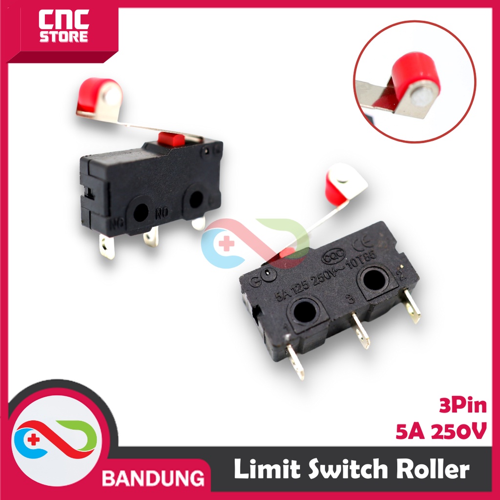 MICRO LIMIT SWITCH ROLLER 3P 3PIN 5A 250V