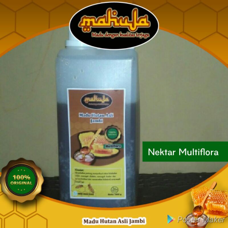 

Mahuja, madu hutan asli Jambi multiflora