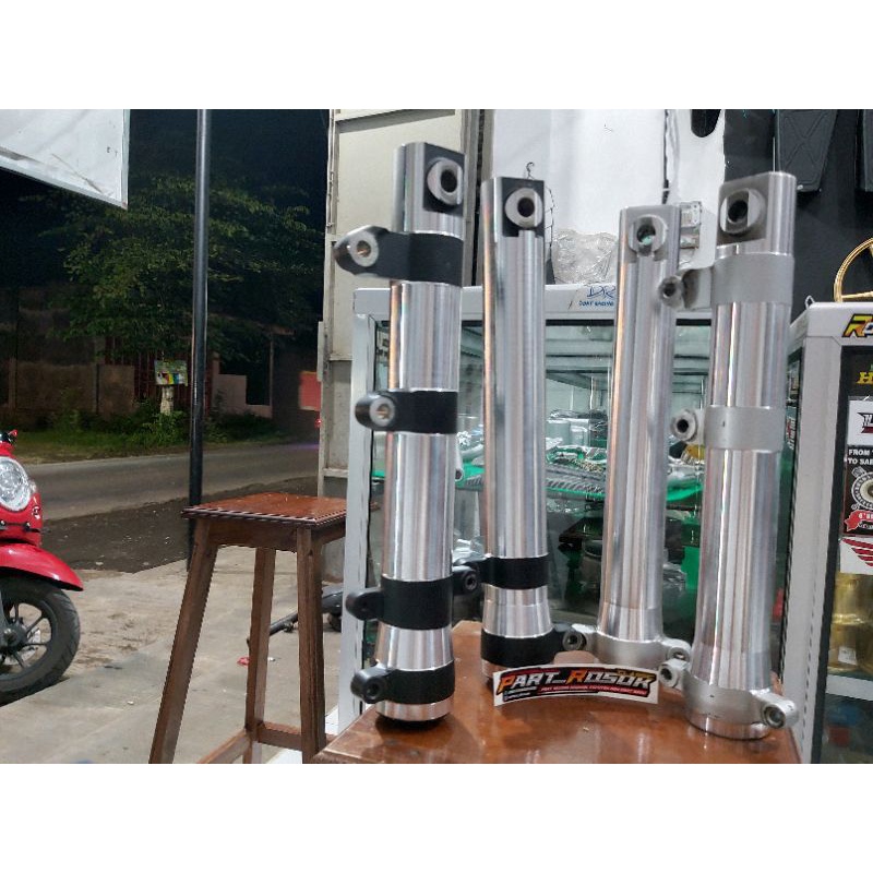 Botom bottom bumbung shock depan Tiger megapro original bubut